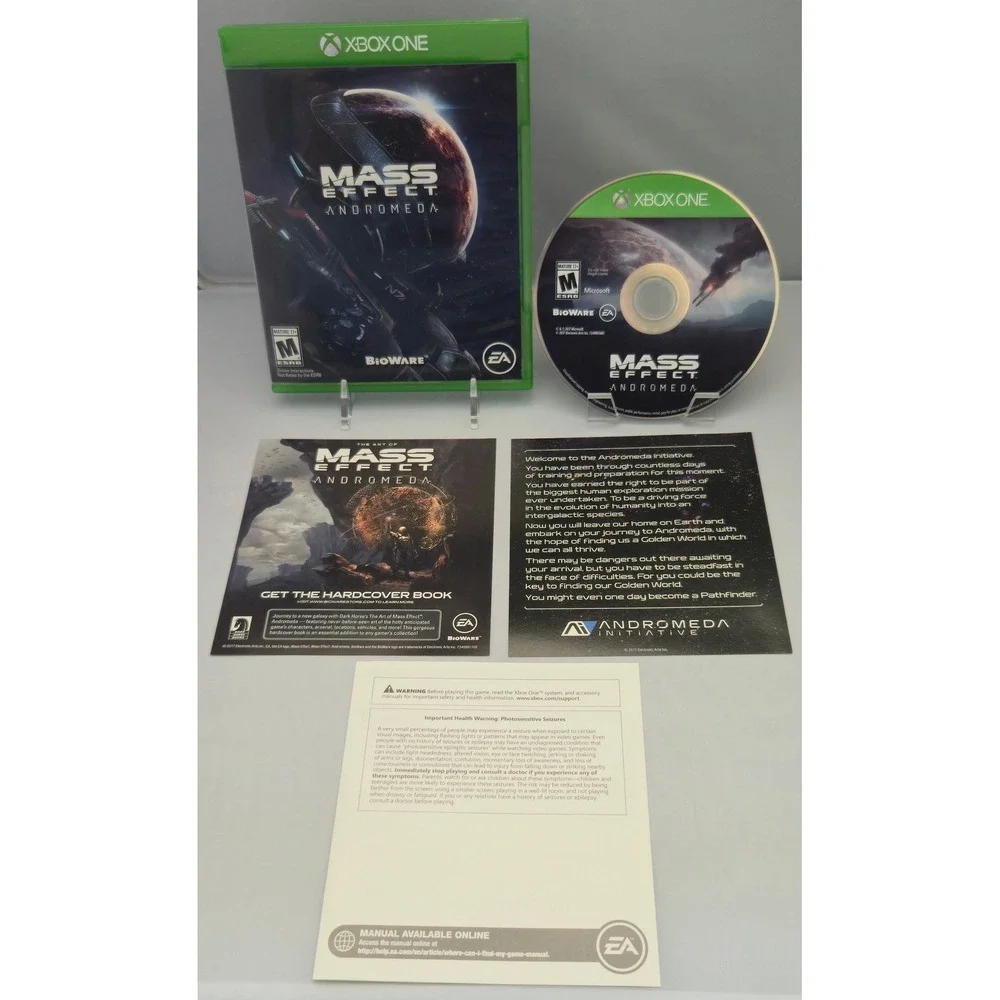 EA Mass Effect Andromeda (2017) Xbox One Video Game - CIB With Inserts - Tested